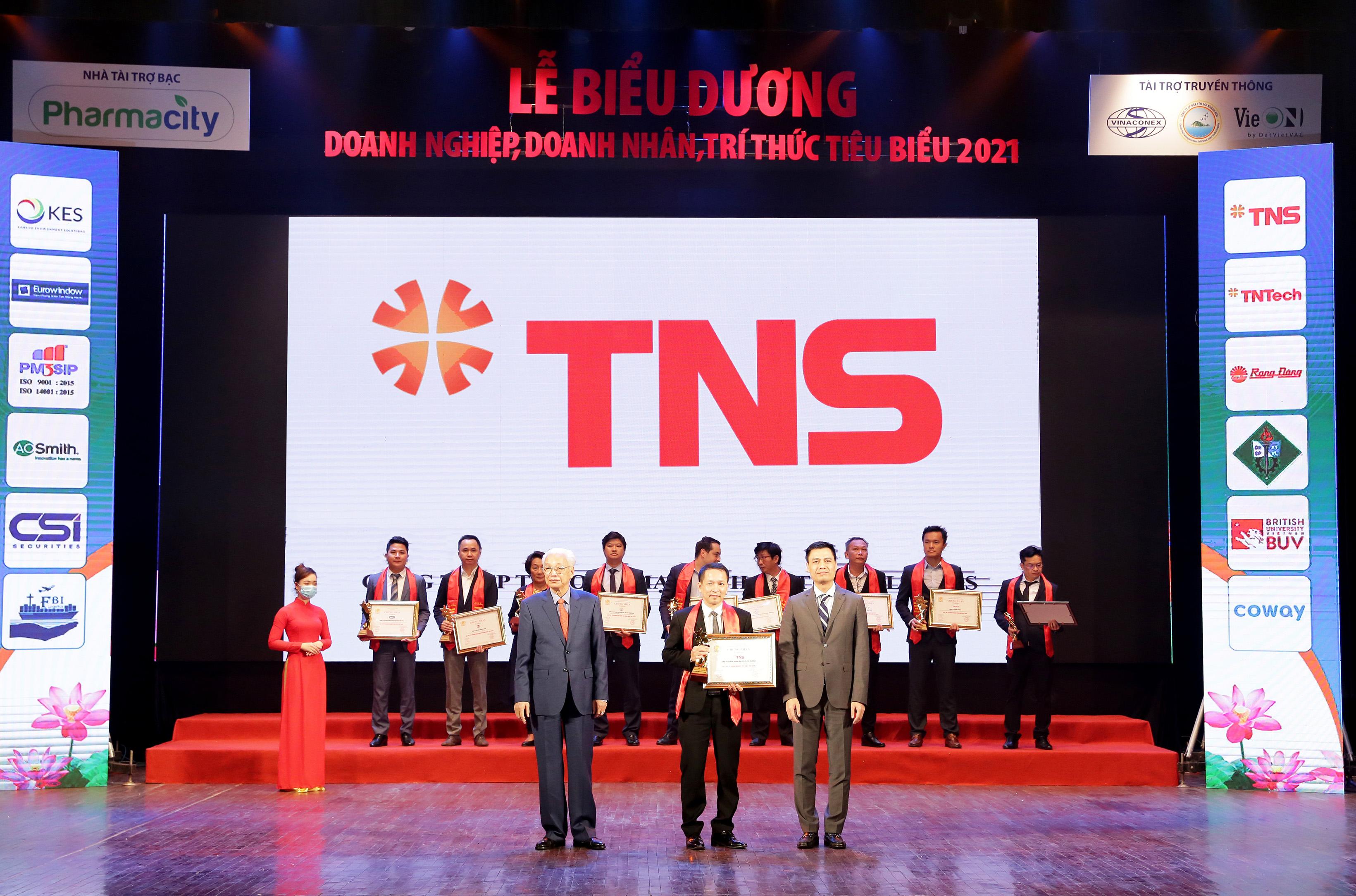 TNS Holdings - Top 10 doanh nghiệp tiêu biểu Việt Nam năm 2021