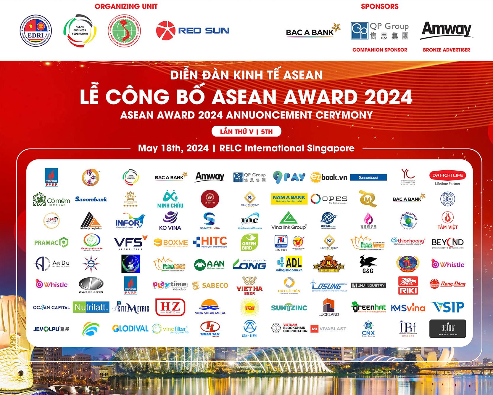 Asean Award 2024 in Singapore