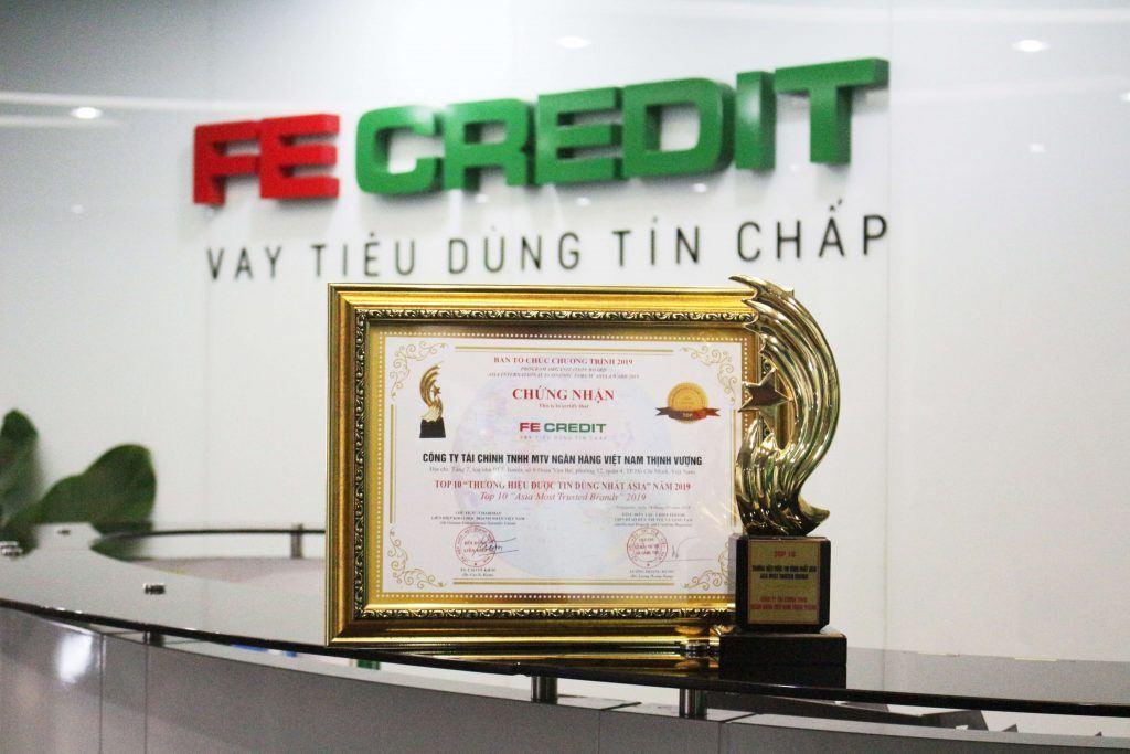 FE CREDIT was conferred “Top 10 Asia’s Most Trusted Brands